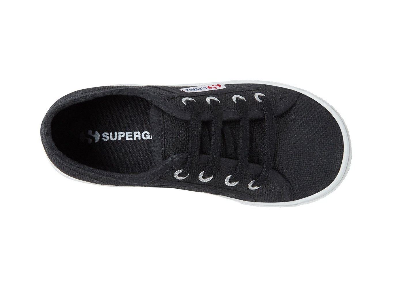 Superga Sneakers Kids - 2730 Cotj - Black/White - ZNALK1502